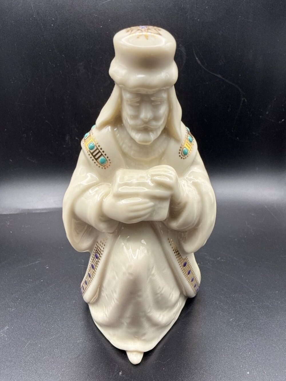 Lenox Vtg Jewels Nativity King Balthazar Porcelain Figurine Discontinued No Box